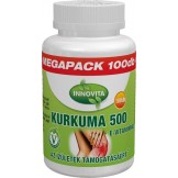 Innovita Kurkuma 500 E-vitaminnal Megapack 100db